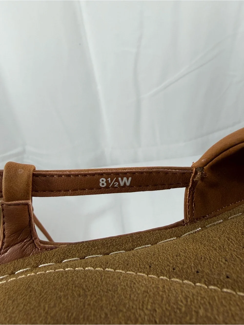NWT Easy Street Women’s Size 8.5W Brown Bow Slingback Sandals